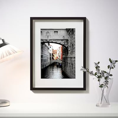 IKEA HOVSTA Frame, dark brown | IKEA Picture & photo frames | IKEA Frames & pictures | Eachdaykart