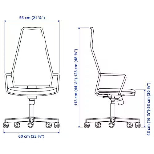 IKEA HUVUDSPELARE Gaming chair, black | IKEA Gaming chairs | IKEA Desk chairs | Eachdaykart