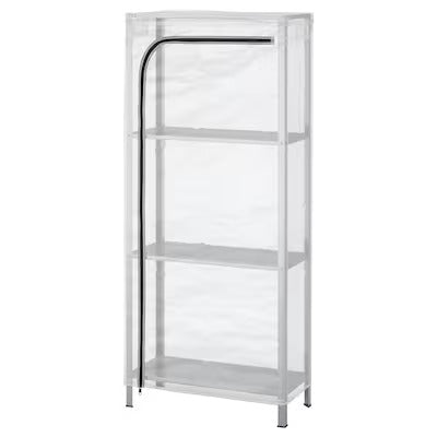IKEA HYLLIS Shelving unit with cover, transparent | IKEA Growing accessories | IKEA Plants & flowers | IKEA Decoration | Eachdaykart