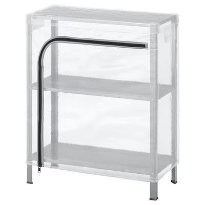 IKEA HYLLIS Shelving unit with cover, transparent | IKEA Growing accessories | IKEA Plants & flowers | IKEA Decoration | Eachdaykart
