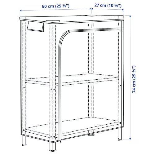 IKEA HYLLIS Shelving unit with cover, transparent | IKEA Growing accessories | IKEA Plants & flowers | IKEA Decoration | Eachdaykart