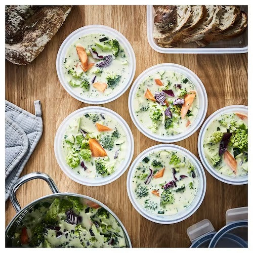 IKEA 365+ Food container, round/plastic | Food containers | Storage & organisation | Eachdaykart