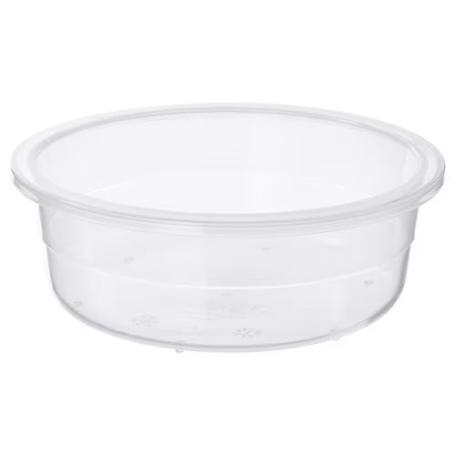 IKEA 365+ Food container with lid, round/plastic, 15 oz - IKEA
