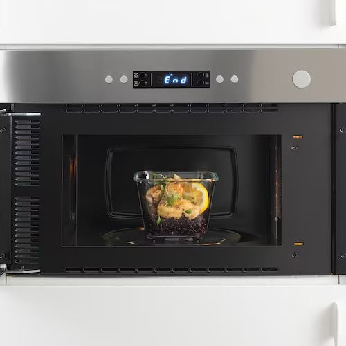 IKEA 365+ Food container, square/glass | Food containers | Storage & organisation | Eachdaykart