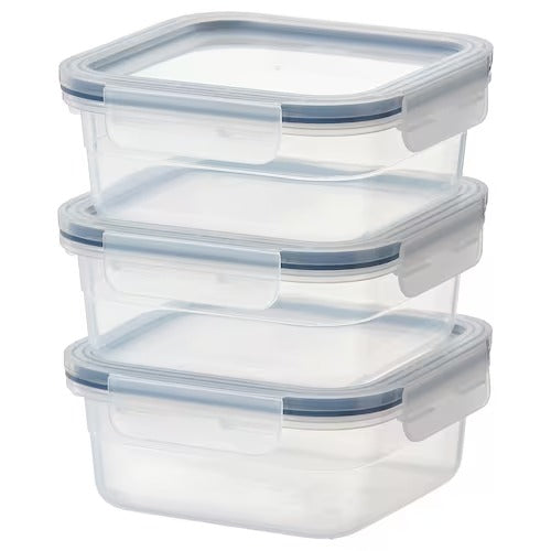 IKEA 365+ Food container with lid, square/plastic | Food containers | Storage & organisation | Eachdaykart