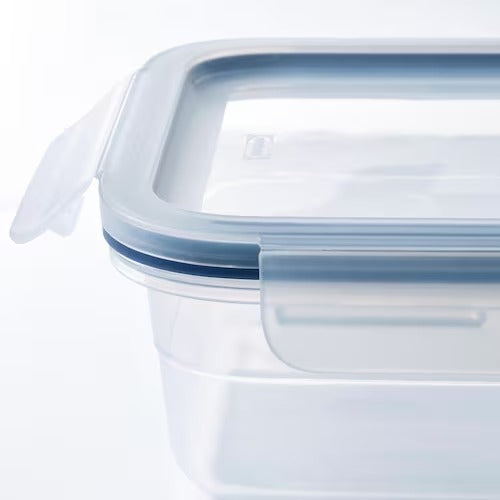 IKEA 365+ Food container with lid, rectangular/plastic | Food containers | Storage & organisation | Eachdaykart