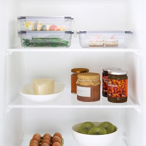 IKEA 365+ Food container with lid, rectangular/plastic | Food containers | Storage & organisation | Eachdaykart