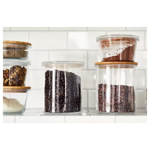 IKEA 365+ Jar with lid, glass | Food containers | Storage & organisation | Eachdaykart