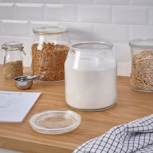 IKEA 365+ Jar with lid, glass | Food containers | Storage & organisation | Eachdaykart