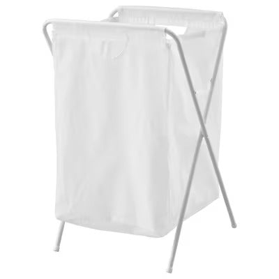 IKEA JALL Laundry bag with stand, white | IKEA Laundry baskets | Eachdaykart