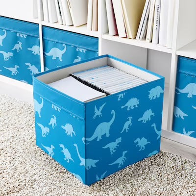 IKEA JATTELIK Box, patterned | IKEA Children's boxes & baskets | IKEA Storage boxes & baskets | IKEA Small storage & organisers | Eachdaykart