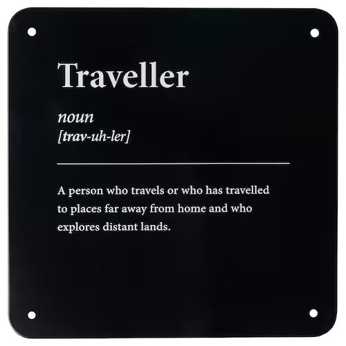 IKEA KANGSLEBODA Wall decoration, traveller | IKEA Wall accents | IKEA Frames & pictures | Eachdaykart