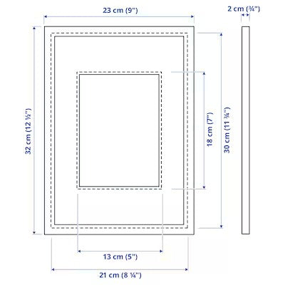 IKEA KNOPPANG Frame, white | IKEA Picture & photo frames | IKEA Frames & pictures | Eachdaykart