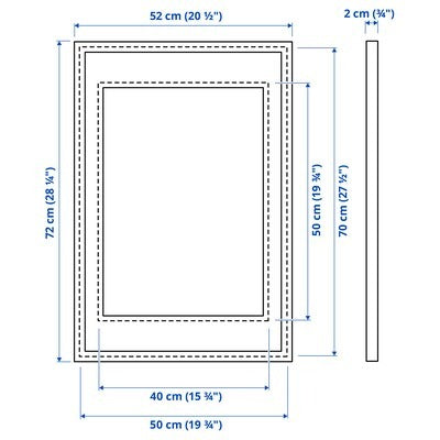 IKEA KNOPPANG Frame, white | IKEA Picture & photo frames | IKEA Frames & pictures | Eachdaykart