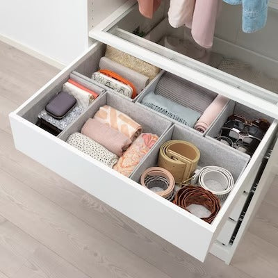 IKEA KOMPLEMENT Box, set of 6, light grey | IKEA Clothes boxes | IKEA Storage boxes & baskets | IKEA Small storage & organisers | Eachdaykart