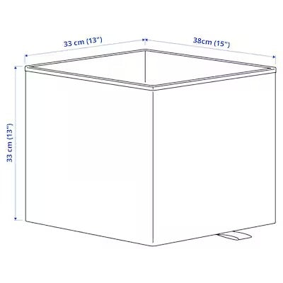 IKEA KOSINGEN Box, beige | IKEA Paper & media boxes | IKEA Storage boxes & baskets | IKEA Small storage & organisers | Eachdaykart