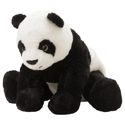IKEA KRAMIG Soft toy, white/black | IKEA Toys | Eachdaykart