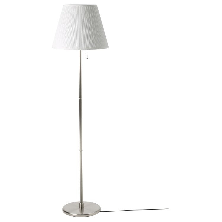 IKEA KRYSSMAST Floor lamp, nickel-plated | IKEA Floor Lamps | Eachdaykart