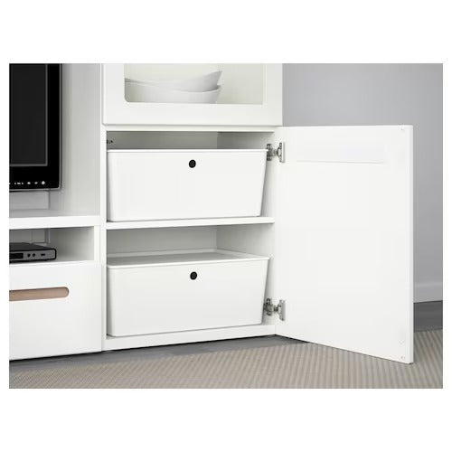 IKEA KUGGIS Box with lid, white | IKEA Paper & media boxes | IKEA Storage boxes & baskets | IKEA Small storage & organisers | Eachdaykart