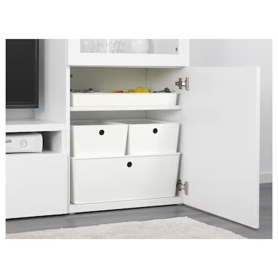 IKEA KUGGIS Insert with 8 compartments, white | IKEA Paper & media boxes | IKEA Storage boxes & baskets | IKEA Small storage & organisers | Eachdaykart