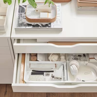 IKEA KUGGIS Insert with 8 compartments, white | IKEA Paper & media boxes | IKEA Storage boxes & baskets | IKEA Small storage & organisers | Eachdaykart