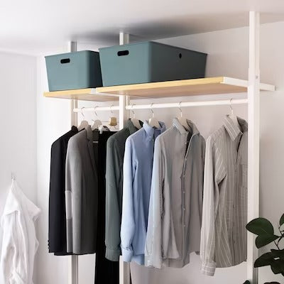 IKEA KUGGIS Storage box with lid, turquoise | IKEA Paper & media boxes | IKEA Storage boxes & baskets | IKEA Small storage & organisers | Eachdaykart