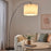 IKEA KUNGSHULT / SKAFTET Floor lamp, arched, white/black | IKEA Floor Lamps | Eachdaykart