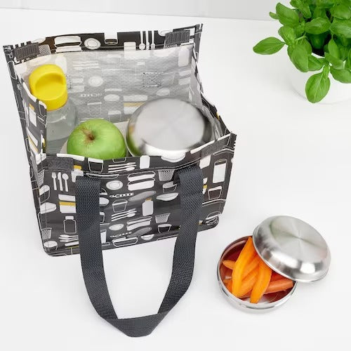 IKEA LATTUGGAD Snack container, set of 2, stainless steel | Food containers | Storage & organisation | Eachdaykart