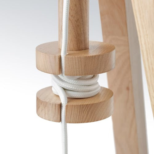 IKEA LAUTERS Floor lamp, ash/white | IKEA Floor Lamps | Eachdaykart