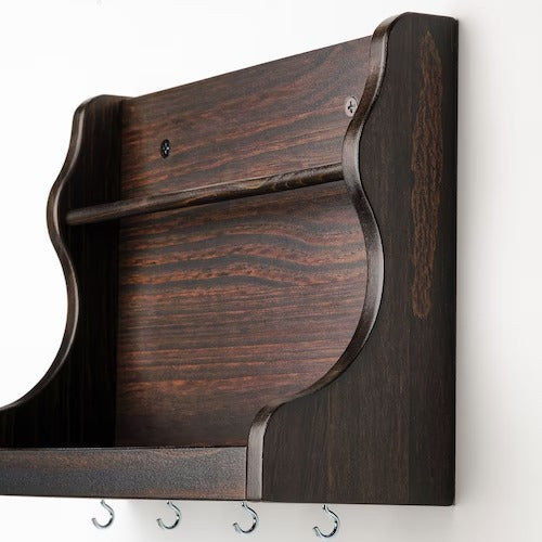 IKEA LEVLA Wand-Organizer, dunkelbraun | IKEA Bilderleisten | IKEA Rahmen &amp; Bilder | Eachdaykart
