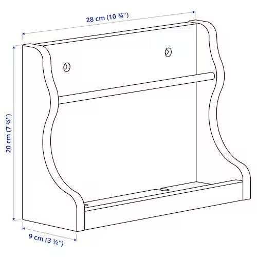 IKEA LEVLA Wand-Organizer, dunkelbraun | IKEA Bilderleisten | IKEA Rahmen &amp; Bilder | Eachdaykart