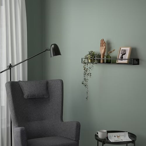 IKEA LINDASEN Display shelf, anthracite | IKEA Picture ledges | IKEA Frames & pictures | Eachdaykart