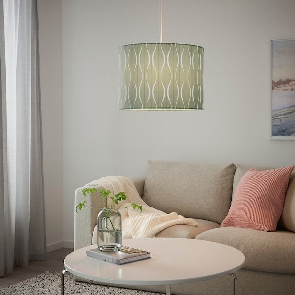 IKEA LÖKNÄS / HEMMA Pendant lamp, blue/silver-colour, 42 cm (17 ") | IKEA ceiling lights | Eachdaykart