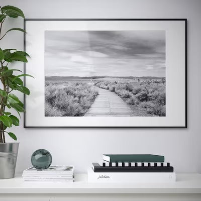 IKEA LOMVIKEN Frame, black | IKEA Picture & photo frames | IKEA Frames & pictures | Eachdaykart