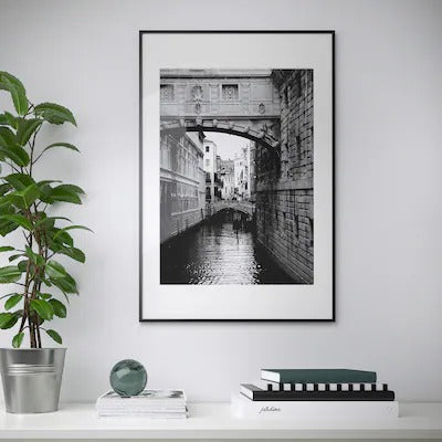 IKEA LOMVIKEN Frame, black | IKEA Picture & photo frames | IKEA Frames & pictures | Eachdaykart