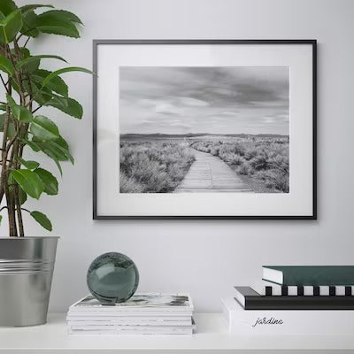 IKEA LOMVIKEN Frame, black | IKEA Picture & photo frames | IKEA Frames & pictures | Eachdaykart