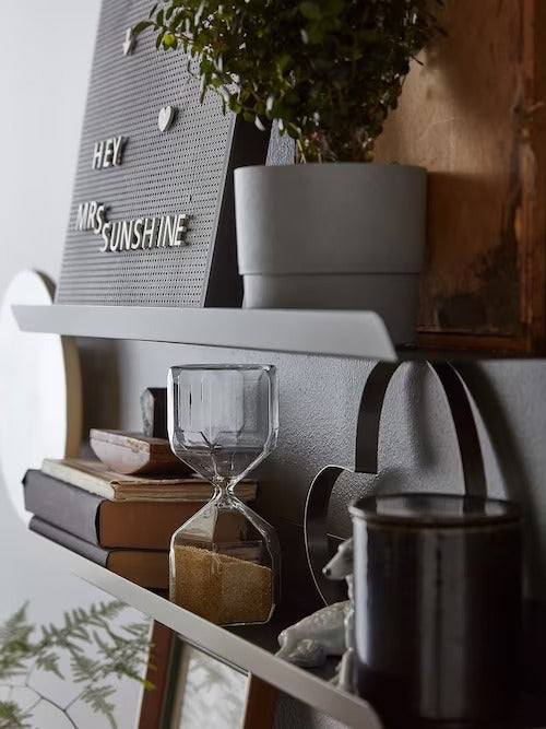 IKEA MALMBACK Display shelf, dark grey | IKEA Picture ledges | IKEA Frames & pictures | Eachdaykart