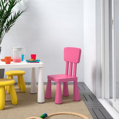 IKEA MAMMUT Children's stool, in/outdoor/yellow | IKEA Small chairs | IKEA Children's chairs | Eachdaykart