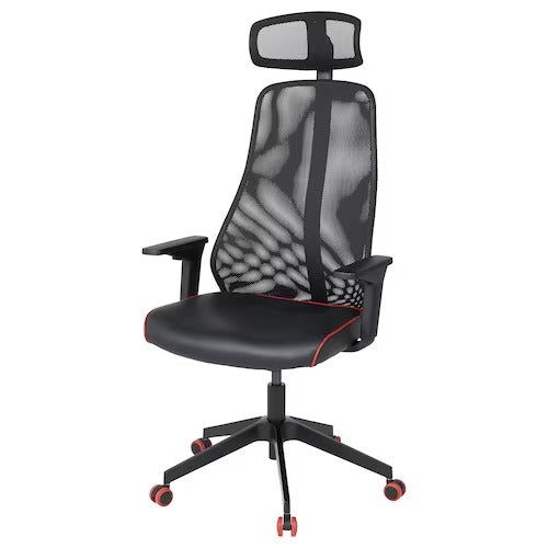 IKEA MATCHSPEL Gaming chair, Bomstad black | IKEA Gaming chairs | IKEA Desk chairs | Eachdaykart