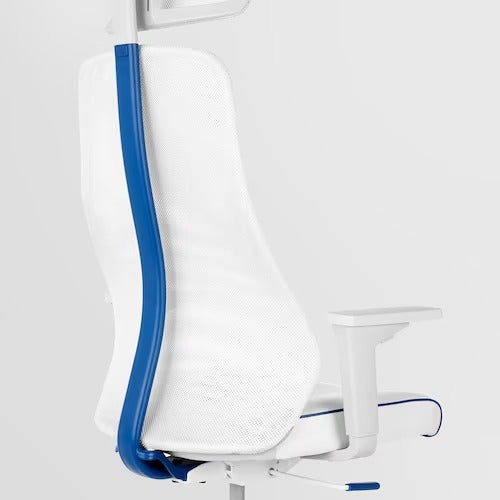 IKEA MATCHSPEL Gaming chair, Bomstad white | IKEA Gaming chairs | IKEA Desk chairs | Eachdaykart