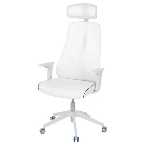 IKEA MATCHSPEL Gaming chair, Bomstad white | IKEA Gaming chairs | IKEA Desk chairs | Eachdaykart