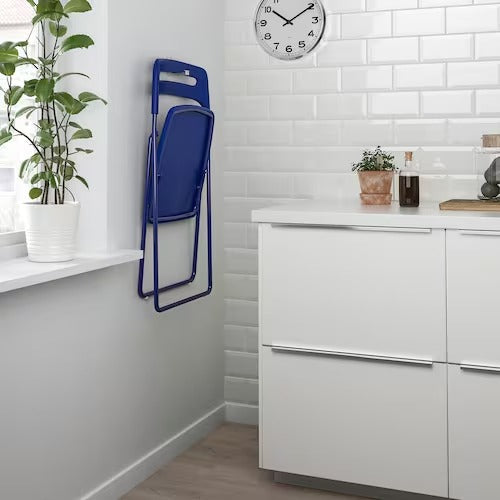 IKEA MELLTORP / NISSE Table and 2 folding chairs, white/dark blue-lilac |  IKEA Dining sets up to 2 chairs | IKEA Dining sets | Eachdaykart