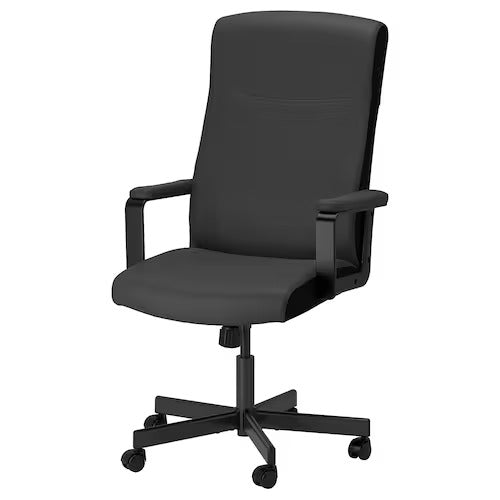 IKEA MILLBERGET Swivel chair, Murum black | IKEA Desk chairs for home | IKEA Desk chairs | Eachdaykart