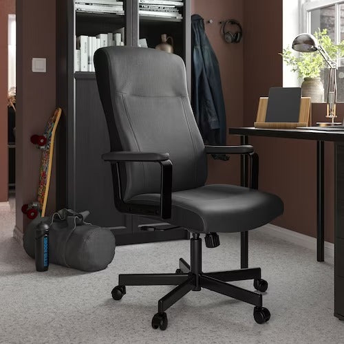 IKEA MILLBERGET Swivel chair, Murum black | IKEA Desk chairs for home | IKEA Desk chairs | Eachdaykart