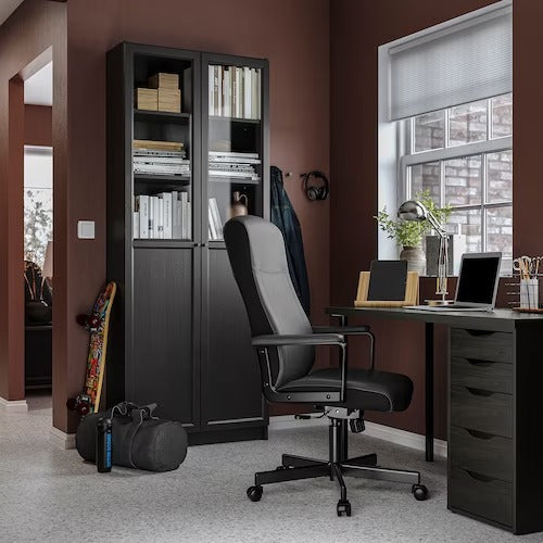 IKEA MILLBERGET Swivel chair, Murum black | IKEA Desk chairs for home | IKEA Desk chairs | Eachdaykart
