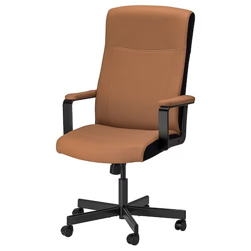 IKEA MILLBERGET Swivel chair, Murum golden-brown | IKEA Desk chairs for home | IKEA Desk chairs | Eachdaykart