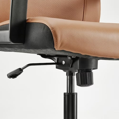 IKEA MILLBERGET Swivel chair, Murum golden-brown | IKEA Desk chairs for home | IKEA Desk chairs | Eachdaykart