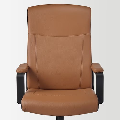 IKEA MILLBERGET Swivel chair, Murum golden-brown | IKEA Desk chairs for home | IKEA Desk chairs | Eachdaykart