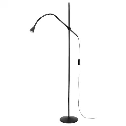 IKEA NAVLINGE LED floor/read lamp, black | IKEA Floor Lamps | Eachdaykart