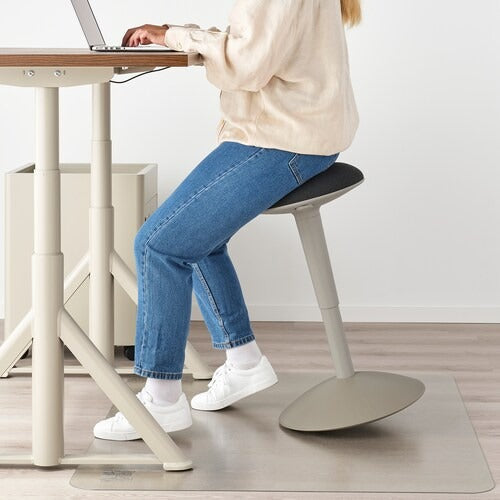 IKEA NILSERIK Standing support, beige/Vissle dark grey | IKEA Desk chairs for home | IKEA Desk chairs | Eachdaykart